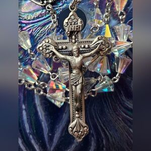 Vintage Creed Sterling Silver Rosary